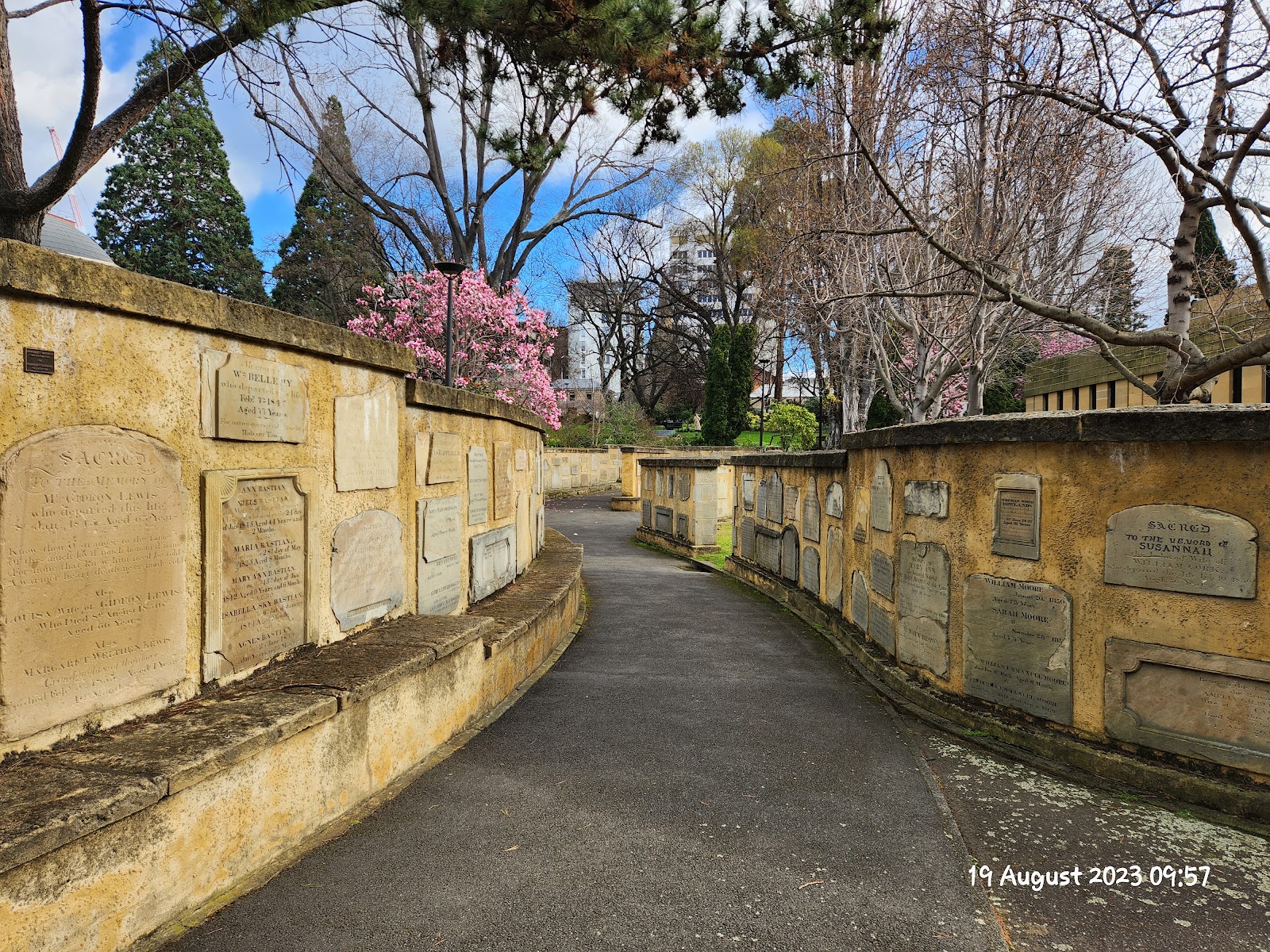 St. David's Park Memorial Walls